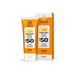 MİSSWELL 50+ SPF LEKE KARŞITI GÜNEŞ KREMİ (75 ml)